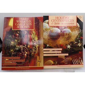 Christmas Decor Craft Books- Wreaths, Garlands, Bows, Center Pieces & Table Acc.